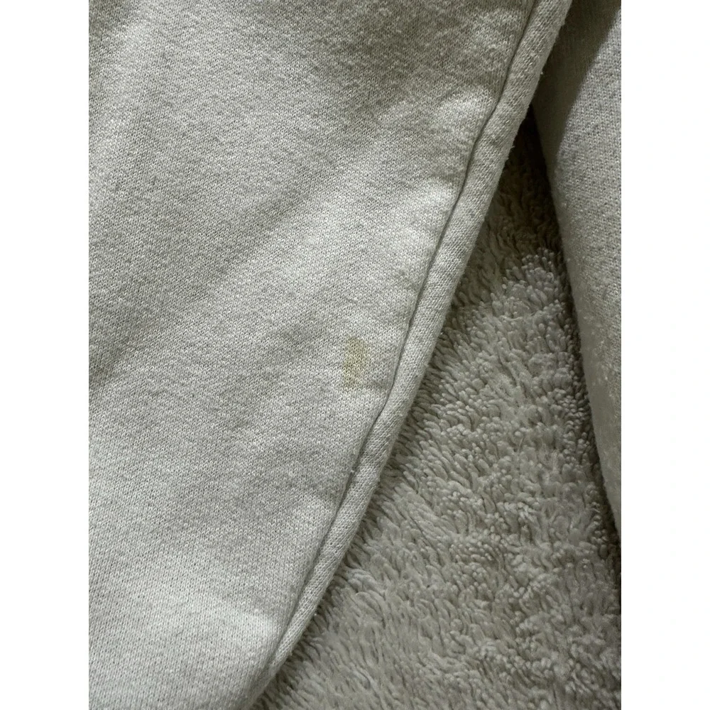 Notre Dame Fighting Irish Champion Hoodie Medium White Eco Fleece Logo‎ Pullover
